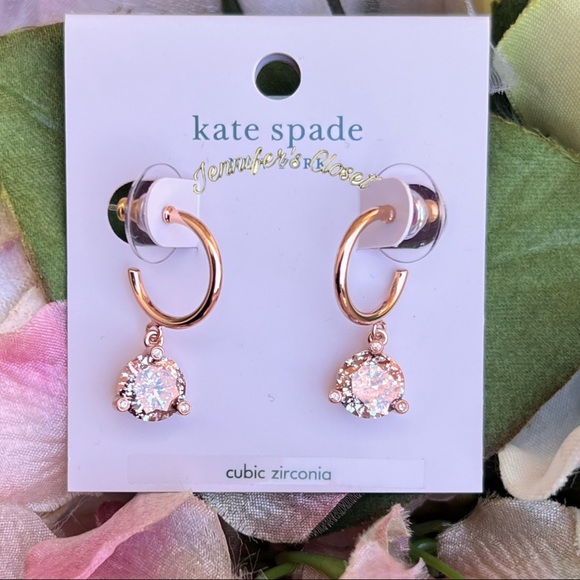 NWT! Kate Spade Crystal Drop Earrings - Picture 8 of 8